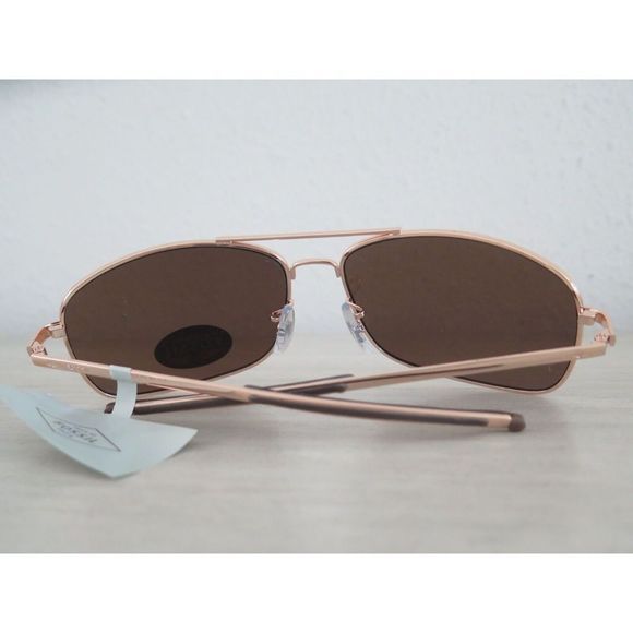 Fossil Women's Gold/Brown Aviator Sunglasses - Picture 2 of 9